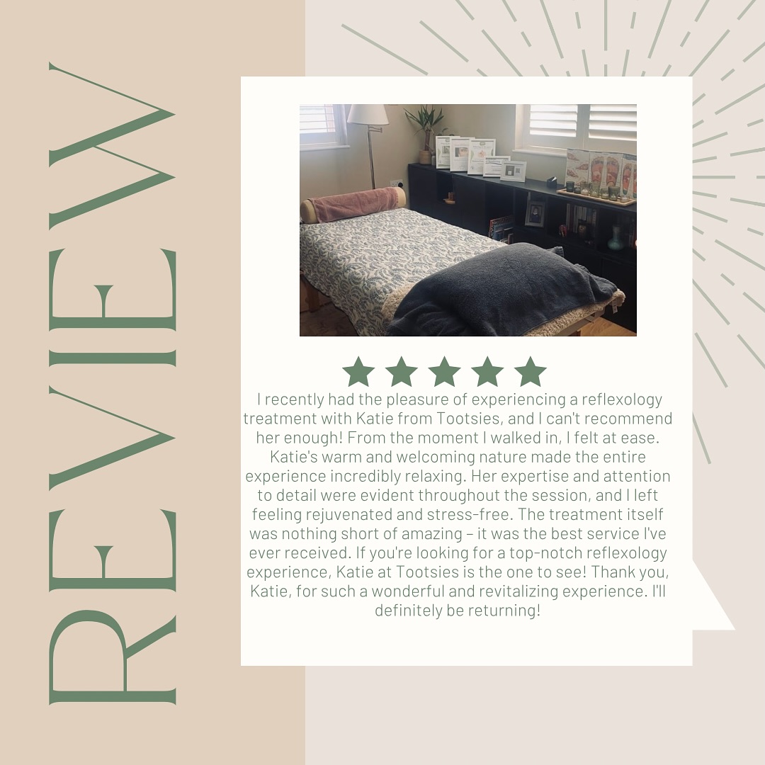 I’m always very grateful when a client takes the time to write a review. It makes a huge difference to small businesses so thank you very much. It also makes me smile a lot!!
#reflexologystamford #reflexologybourne #reflexologylincolnshire #reflexology👣 #stamfordhealth #stamfordwellness