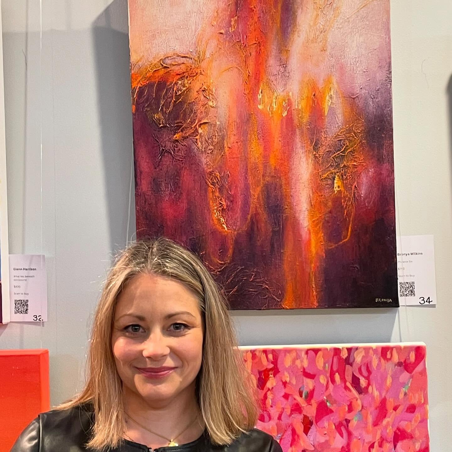 Glebe art show 2024, 16-20th October. #bronyapaints #bronyacreates
#bronyaartist
#abstractexpressionism #abstractexpressionismart
#abstractart #abstractartist #intuitiveart #intuitiveartist #contemporaryart #contemporarypainting #modernart #sydneyartist #kiwiartist #newzealandartist #exhibitingartist #glebeartshow #artexhibition #tramsheds #artshow