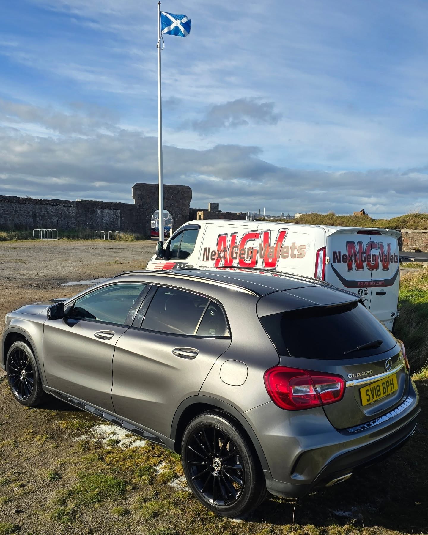 Thanks @mountaberdeen for booking your car in to get cleaned and scratch removal, and for giving me the chance to work in a rather unique location
Started off as a slightly chilly morning but the lovely hot chocolate kept me going
#mountbythesea #aberdeen #greyhopebay #torrybattery #mercedes #deepclean #scratchremoval