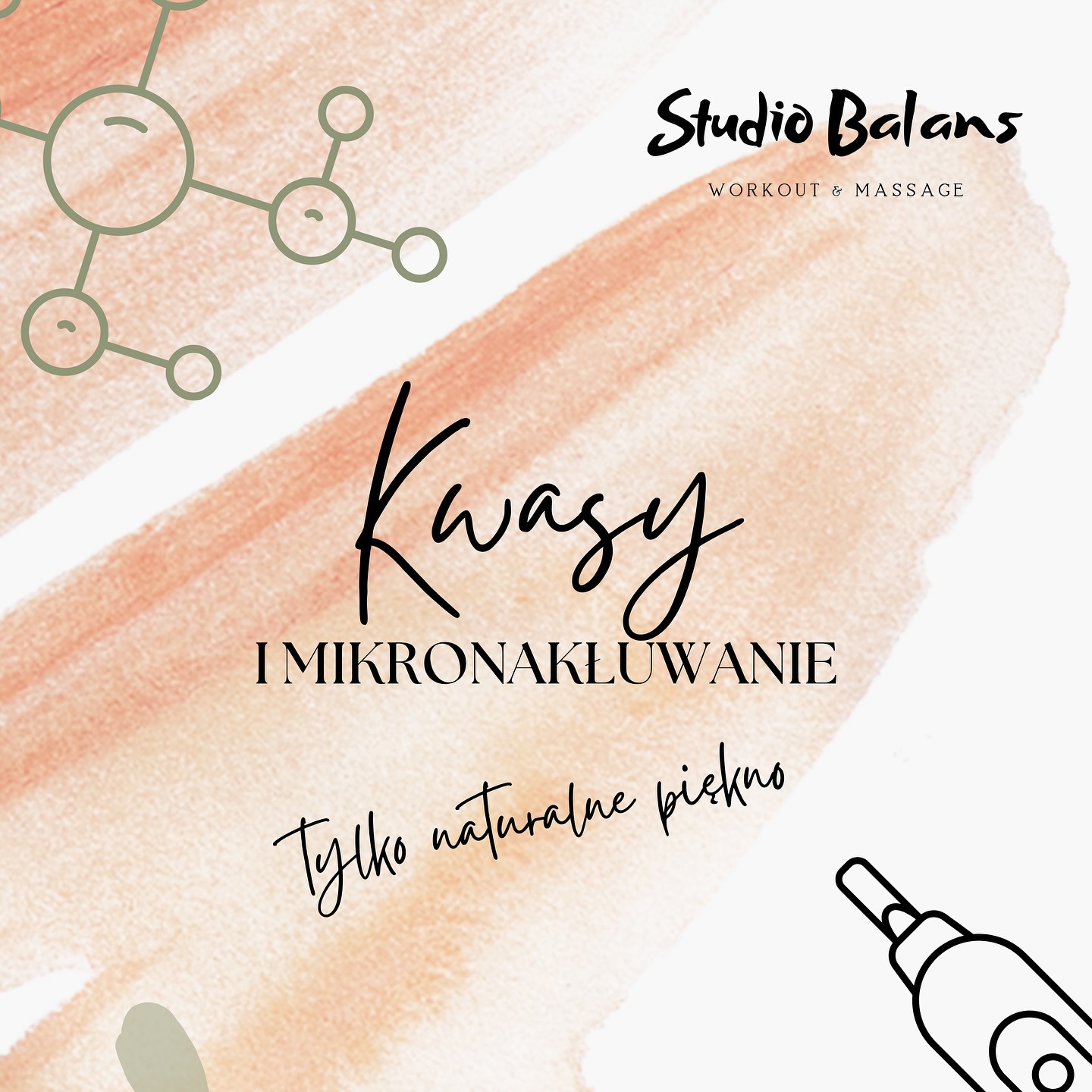 KWASY I MIKRONAKŁUWANIE 🧬🖊️
czyli sezonowe hity 
Drzewa zaczynają nabierać kolorów a wieczory obfitują już w cichy chłód. 🍂🍁 Czas zadbać o buzię. Jesień czy zima to idealny czas na złuszczenie naskórka i odbudowy struktur skórnych twarzy 👌🏻
Należy odświeżyć ją po lecie czy zredukować przebarwienia słoneczne 🙂 Wrzucam dla Was - tym razem w formie kafelków mini-prezentację na temat peelingów chemicznych - potocznie nazywanych kwasami oraz mezoterapii mikroigłowej. 
W Studio Balans jesteśmy zwolennikami naturalnego piękna, które mamy w sobie 🤍
Preferujemy metody pracy które przynoszą przyjemność czy stymulują naturalne procesy naprawcze. Przy odpowiedniej pielęgnacji proces regeneracji przyjdzie szybciej i będzie miał lepszy, trwalszy efekt. 
Pamiętaj nie ma zabiegów (po za chirurgią plastyczną - a i ten bywa, że należy  powtórzyć) których nie powinnaś/powinieneś powtórzyć. 
Każdy zabieg należy powtórzyć stosując odpowiedni odstęp czasowy. 
Pamiętaj, że naturalny proces keratynizacji komórek (odbudowy skóry) to 30dni. 
Natomiast po zabiegu potrzebujemy około 7 dni żeby nasza buzia wróciła do normy ☺️☀️
Przeczytaj zalecenia i przeciwskazania 
Booksy lub na naszej stronie internetowej😘
Z nami zawsze możecie liczyć na wyczerpujące odpowiedzi na pytania oraz na które pomoc np w dobraniu odpowiedniej pielęgnacji czy kontakt po zabiegu ✨❤️
Pamiętajcie kochani 
Selfcare=Selflove 
💭 Masz pytania? WYŚLIJ WIADOMOŚĆ📩 lub zadzwoń do nas 📲 
Kontakt
📲 451 060 072
👩🏼💻 studiobalans.booksy.com
👩🏼💻 studiobalans-niepolomice.pl/szkolenia
📍 Ul. 3 Maja 13 Niepołomice
❗️Nr rejestru Instytucji Szkoleniowej : 2.12/00050/2024
mezoterapia • mikronakłocia • dermapen • kwasy • peelingi chemiczne • selfcare • twarz •facecare •studiobalansniepołomice • kosmetologia