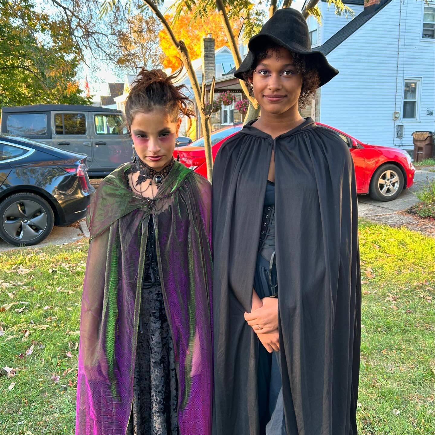 Every year I forget about how much I love Halloween until we go. There is very little else in our world right now that brings a neighborhood together in quite this way. And now that our kids are old enough to do trick or treat fast? 👩🏻🍳💋
Grateful tonight for family and neighbors and bus drivers and teachers and friends with totes full of costumes and daughters with sore feet and cold fingers who had the very best time. Living in community is worth the effort. 🎃👻👾