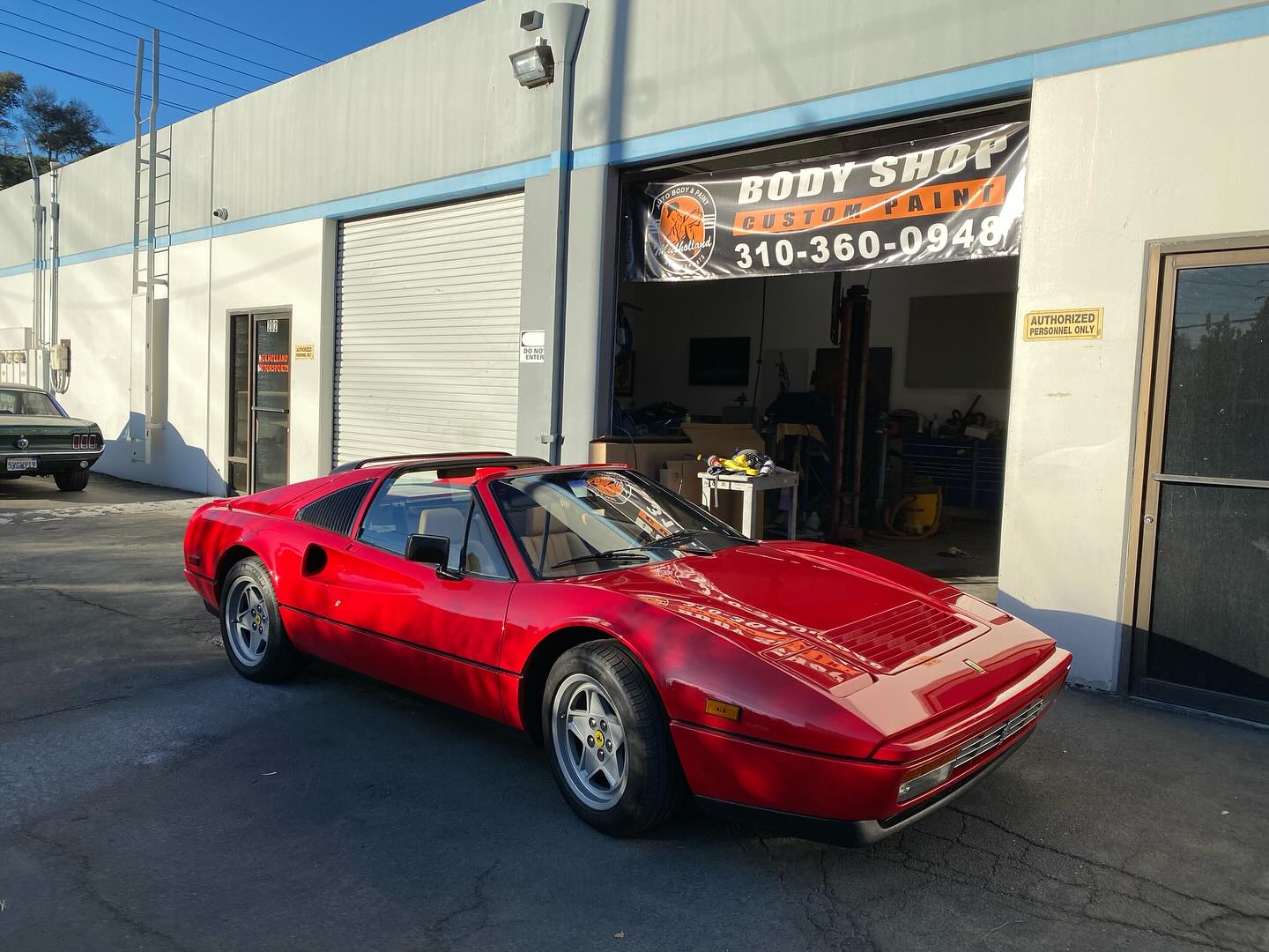Thank you Tom for your support.
#ferrari328 #ferrari #Mulhollandmotorsports #autobodyandpaint #newburypark