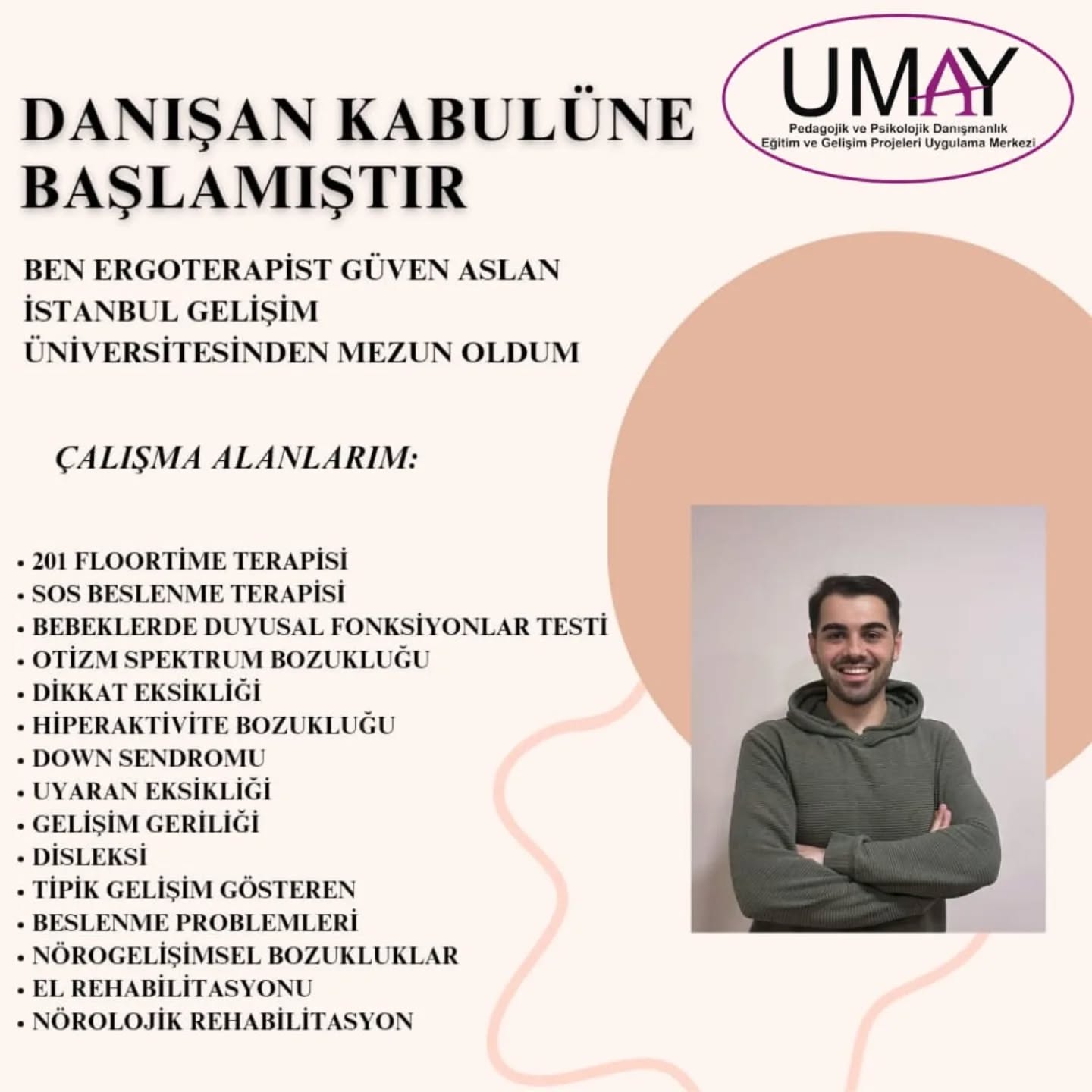 Randevu için arayarak iletişim kurabilirsiniz.
#psikolog #pedagog #maltepepsikolog #maltepepedagog #çocukpsikolojisi #çocukgelişimi #ruhsağlığı #annebabaçocuk #ailedanışmanlığı #ebeveyndanismanlik #çiftterapisi #yetişkinterapi #terapist #ergoterapist