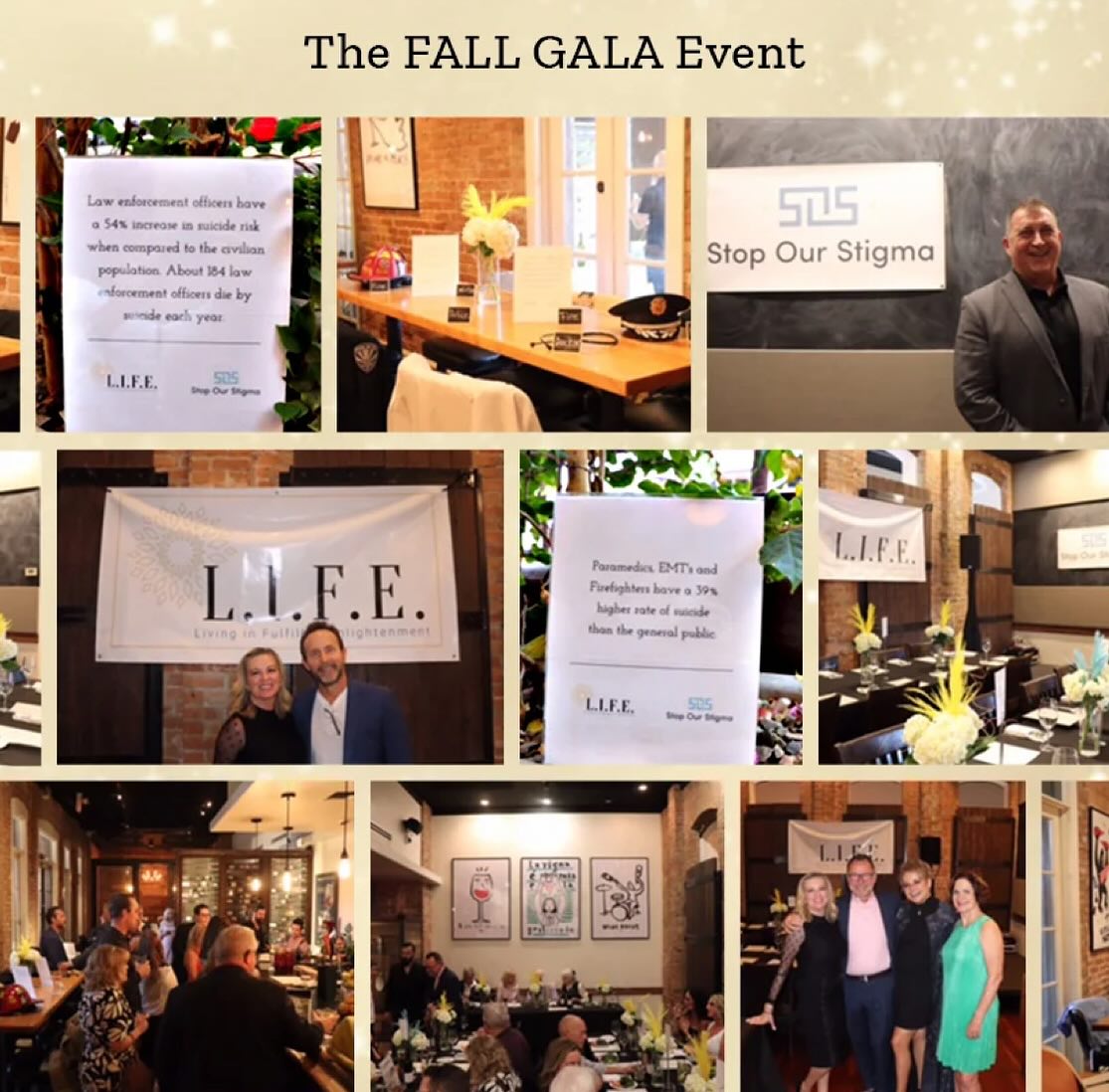 Thank you to all who attended the LIFE 2024 Gala on Oct 12 @ Caffe Boa! Thank you all for an amazing night spent celebrating our first responders and supporting our mission ❤️
