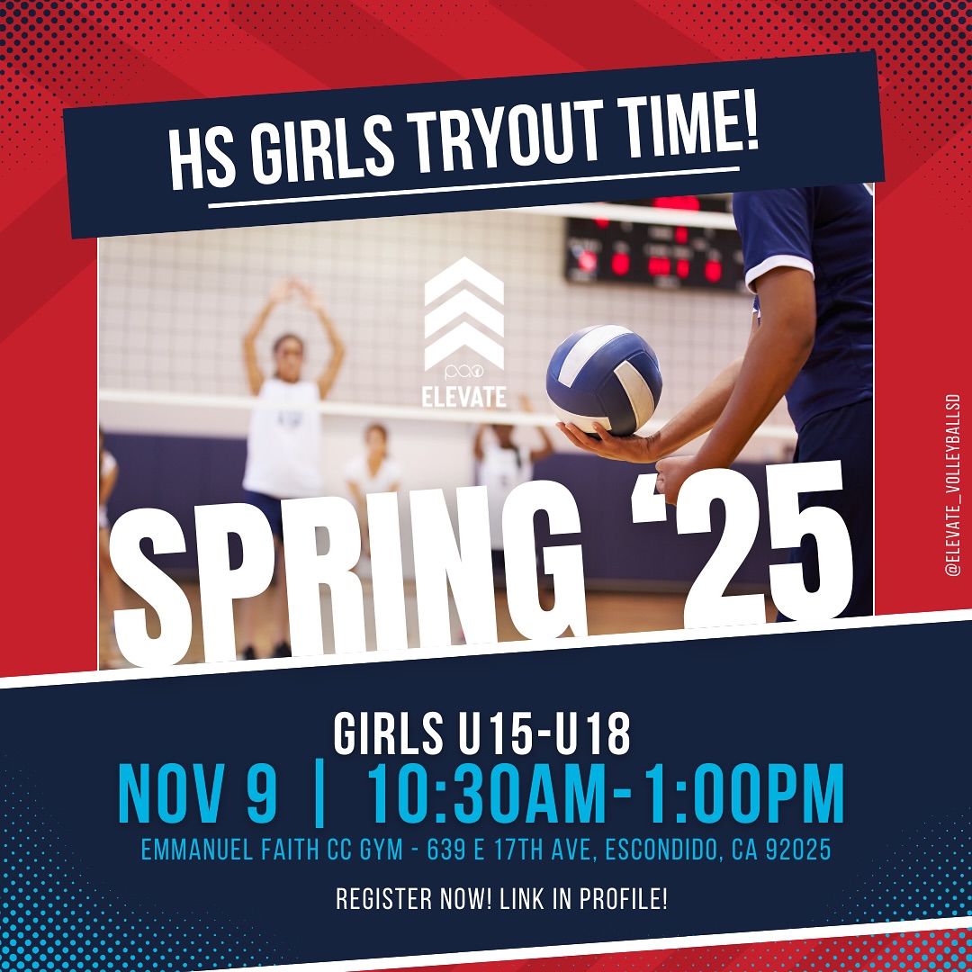 Share the love. Share the news. Excited about our line up of coaches and players this coming spring season. We are still looking for some solid players to consider joining Elevate. Share your skill! Cultivate character! Grow as an athlete! Link in profiles see you Nov 9!