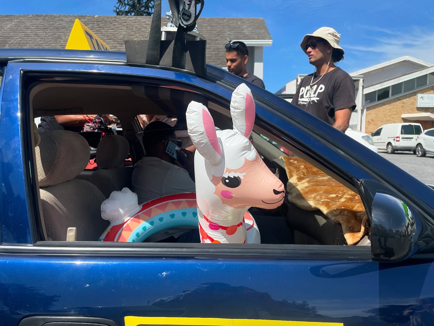 The Calmer Llama ready to drive