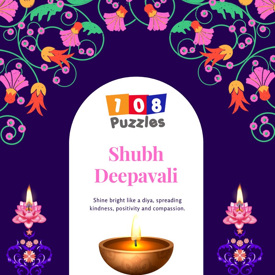 Wishing you all a very Shubh Deepavali 💕 May your day be filled with love and light and the year ahead full of positivity, laughter and wonderful memories 🙏🏼🪔✨ a big thank you to everyone who has supported 108 Puzzles this year and every year. It makes a huge difference 💕 #diwali2024 #deepavali #festivaloflights #diwalivibes✨ #bringingstoriestolife #108puzzles