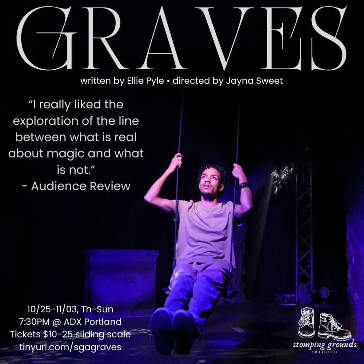 Exploring magic?? Sounds like the PERFECT thing to do this Halloween weekend... 👻
We have a show ON Halloween, this Thursday! And all through the rest of the weekend, too. Show starts at 7:30 (so you'll be out of there by 9:45 with plenty of night left to hit the town) at @adxportland ✨ Tickets are on a sliding scale, $10-25, and you can get them now!
•
•
•
#portlandtheatre #halloween #witchstories