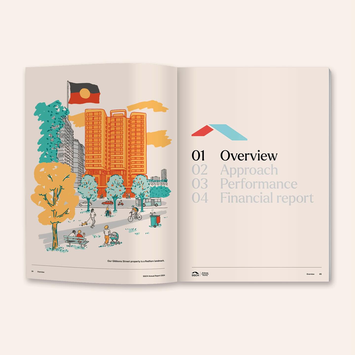 I’m excited to share the illustrations I created for SGCH’s 2024 annual report! A big thank you to the incredible clients, @sarahpickette and Tim Verrender, for being a dream to work with and for their dedication to producing a quality publication that showcases SGCH’s remarkable work.
It was a joy to read about the residents, communities, and the affordable housing projects SGCH has developed in Sydney and surrounding areas, and to create illustrations that reflect their impact!
Report design @timverrender
#illustration #annualreport #annualreportdesign #affordablehousing #sydney #creativeprocess #buildingillustration #community @sgch_ltd