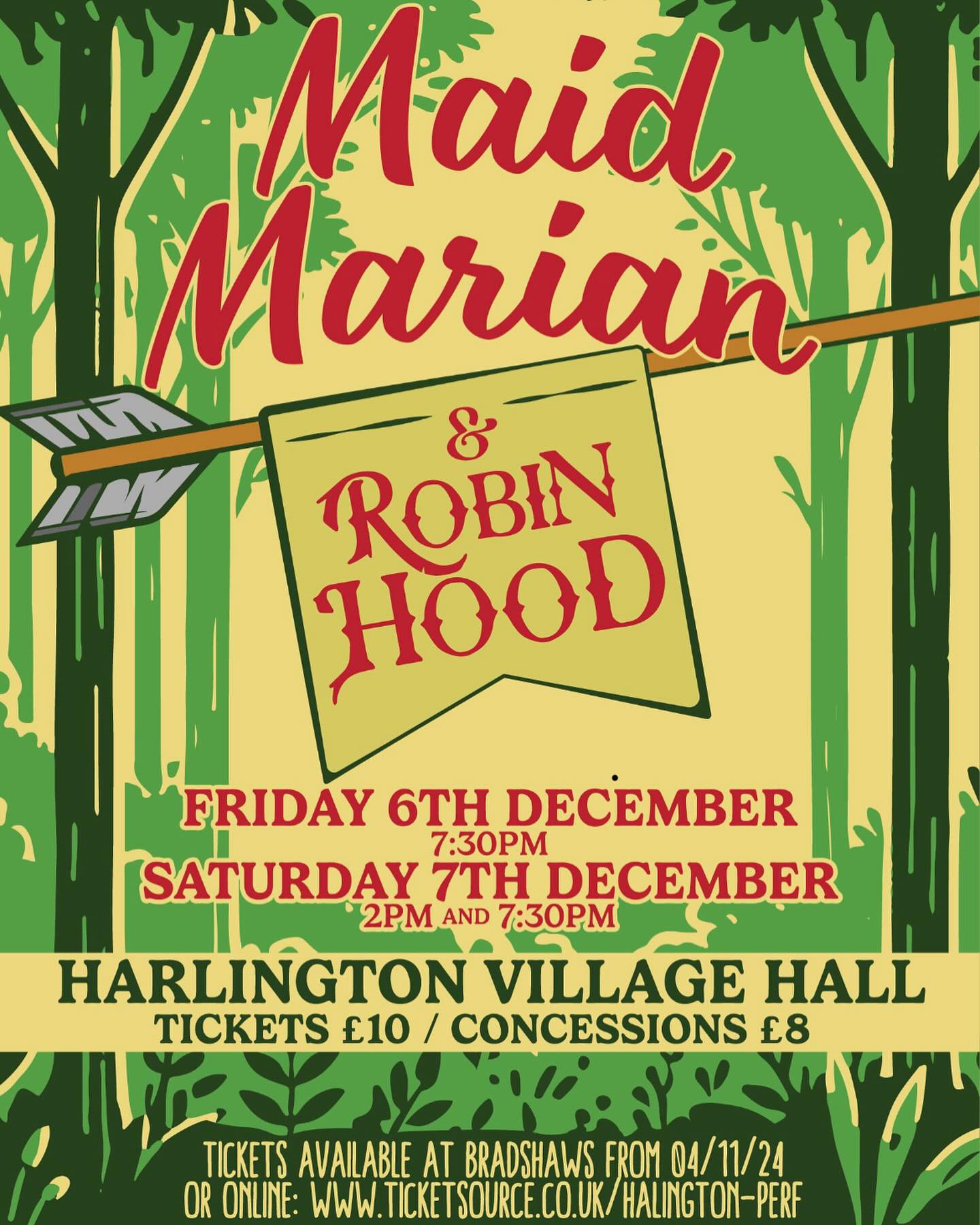 Tickets are on sale now!! Get them from Bradshaws Harlington or online here www.ticketsource.co.uk/harlington-perf
