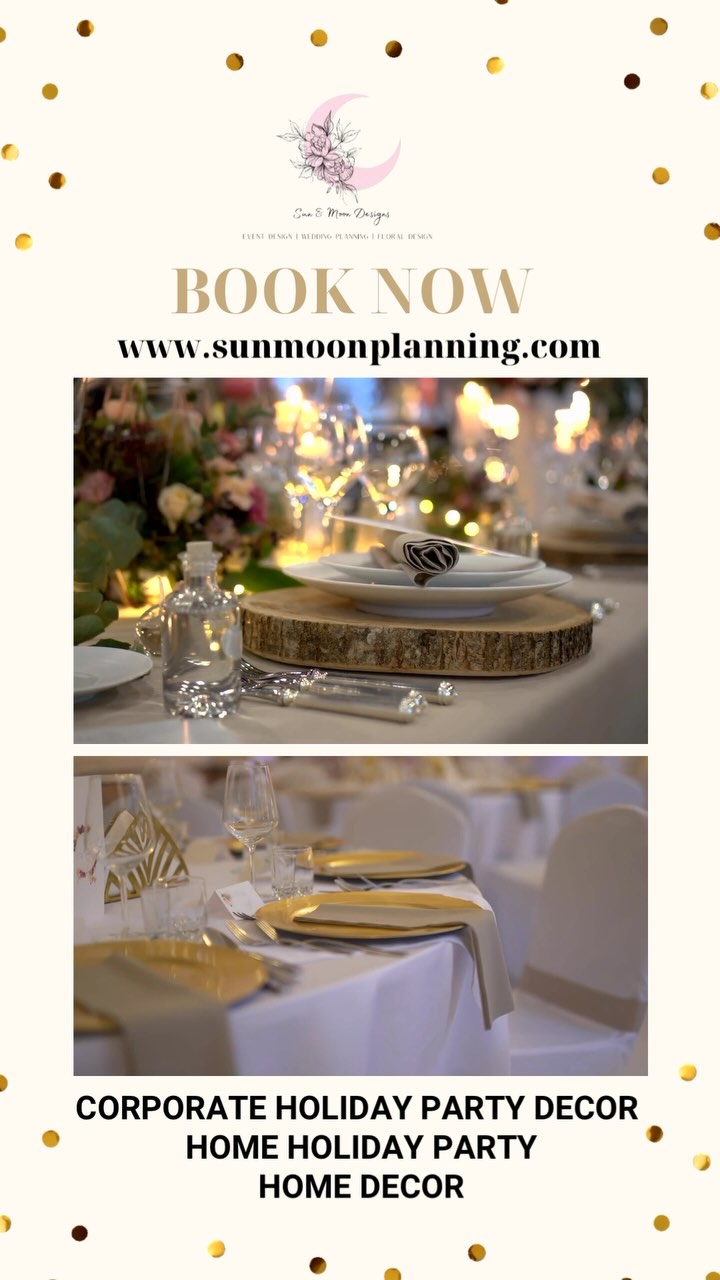 Elevate your home and office for holiday parties with creative decorations!
From festive entryways to themed trees and elegant table settings, we have you covered. Your holiday decor custom to your preferences.
Contact us early to book your decor services and receive a 10% discount.
Share your ideas for creating a warm, inviting atmosphere!
Isn’t the holidays a favorite season for you?
#holidays #holidaydecor #chritsmasdecor #corporateholidayparty