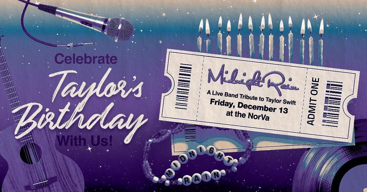 Come celebrate Taylor’s birthday with us!