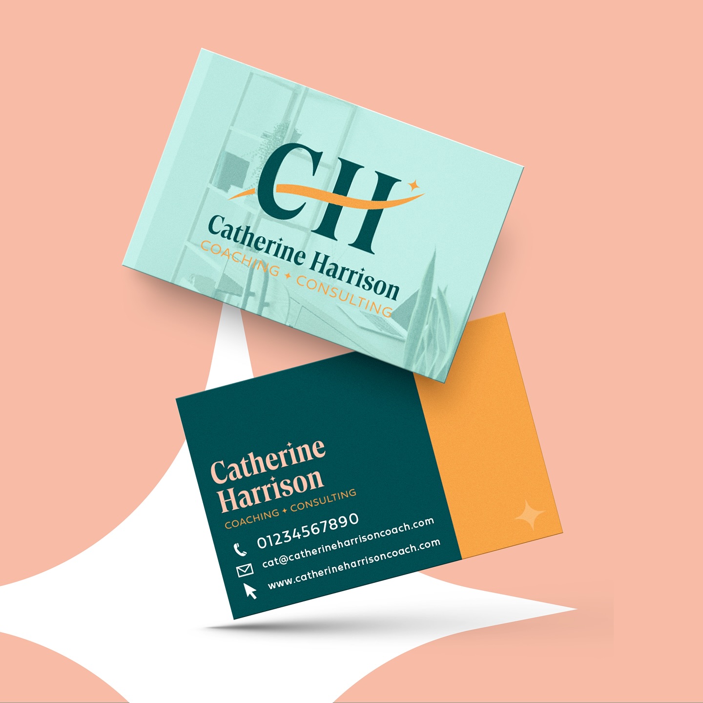 Im proud to be able to share a new branding project I worked on for the lovely @catherineharrisoncoaching recently.
As a new business, it was important for Catherine to come across friendly and approachable but also retain a strong sense of professionalism within her logo.
Working with people in management roles, Catherine’s coaching offers her clients a space to be heard and supported, whilst giving them clarity on their plans or next steps.
Building relationships and trust are key to this business so the branding created including logo, pattern, colours and fonts, give off a sophisticated, yet welcoming feel to the brand.
If you feel ready to invest in your own company’s visual identity and believe we could work together, get in touch or visit my website for all the details.