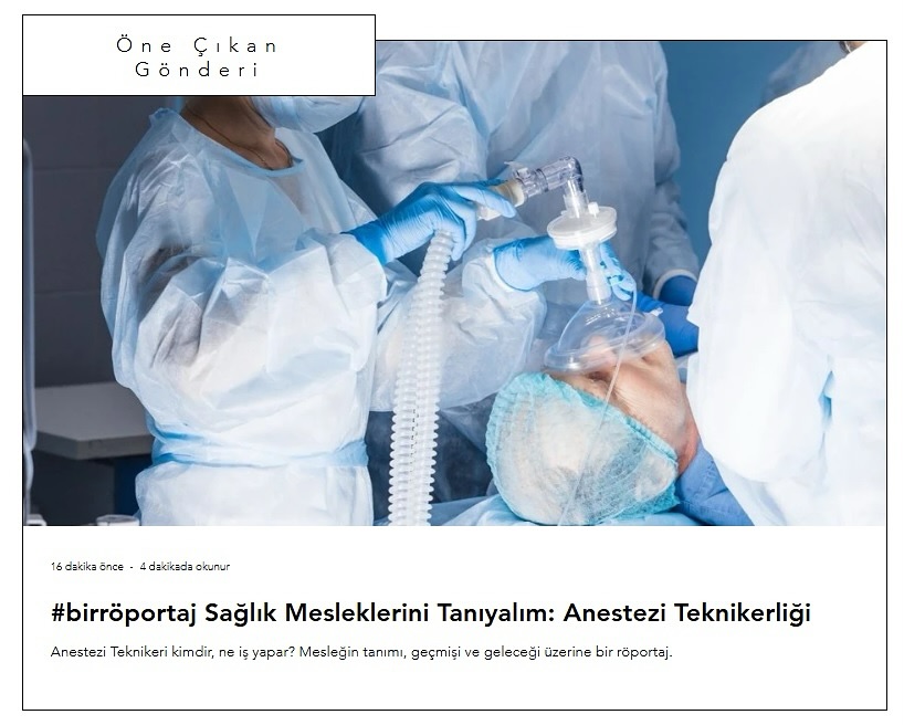 Web sitemin "Sektör Sohbetleri" blog başlığında ilk yazımı paylaştım. ✍️
'Sağlık mesleklerini tanıyalım' çerçevesinde Anestezi Teknikerliği üzerine Dr. Öğretim Üyesi @bulmeh ile gerçekleştirilen röportaj için:
www.abdulbakioglu.com 👩🏻💻
#anestezi #anesteziteknikeri