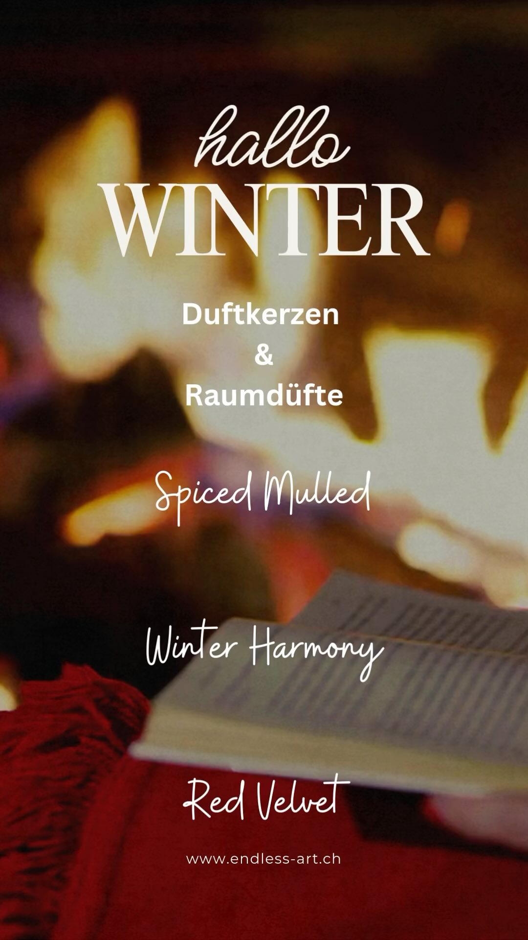 Entdecke die Winterdüfte bei Endless art. Die Duftkerzen und Raumdüfte entfesseln den herrlichen Duft von Zimt und Zitrusfrüchten. Verwandle dein Zuhause in eine gemütliche Umgebung.
www.endless-art.ch
#duftkerzen #raumduft #handmade #swiss #winter #home #gemütlich #endlessart_schweiz
