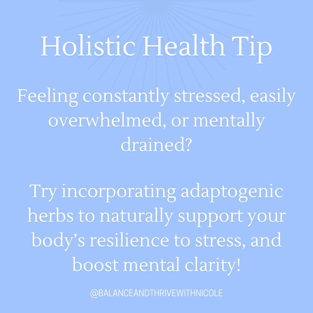 Did you know chronic stress can deplete your body, leaving you feeling fatigued, overwhelmed, and moody? Adaptogenic herbs—like ashwagandha, holy basil, and rhodiola—are scientifically backed for their ability to support adrenal health and help your body adapt to ongoing stress. Research shows that ashwagandha, for example, may reduce cortisol levels by up to 30%! Holy basil is also known for its anti-inflammatory properties, while rhodiola is praised for boosting endurance and mental clarity.
When our adrenal glands are overworked from prolonged stress, we can experience symptoms like irritability, low energy, and even trouble focusing. Incorporating adaptogenic herbs into your daily routine, such as adding holy basil tea, a rhodiola supplement, or ashwagandha capsules, can be a natural way to help your body handle life’s demands more smoothly. Try these herbs and see how they help you feel more balanced, focused, and resilient.
✨ Like, follow, and share if you found this helpful and want more holistic health tips!
#adaptogens #holistichealth #stressrelief #mindbodybalance #nervoussystem