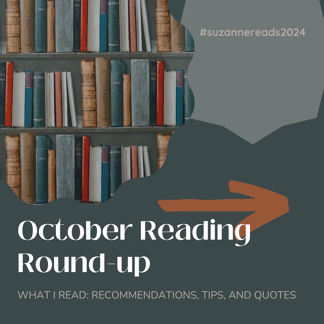 Nothing better to distract from election anxiety than to talk about books. I won’t be persuaded otherwise.
Fiction this month: I am in my Stanley Tucci era. Therefore, when my friends @kellimck and @katysammons recommended Conclave and told me Stanley Tucci was going to be in it? First up on my list. Kelli told me when I read the end, I would DIE, and I thought she was exaggerating. Which obviously she was, since we’re all still living…but not by much. What a book!!! ⭐️⭐️⭐️⭐️⭐️
Non-Fiction: I fully anticipated I would be talking about Stanley Tucci here too. I re-read Taste in anticipation of his newest, and I adored both. BUT. Dinner For Vampires stole every moment of the Tucci thunder. INCREDIBLE memoir. As befits this month’s reading experiences, another friend, @lacyerinpauley, messaged and asked if I watched One Tree Hill, and I knew immediately it was because of this book. It’s a book that begs to be discussed. Listen to it, for sure. You think it’s going to be a typical celebrity memoir, but then there are encounters with God and truly good parenting moments and a section of lament that made me weep. It was beautiful. It’s not your typical spiritual abuse memoir either, even though it’s incredibly painful. All of it is something pretty special. Another ⭐️⭐️⭐️⭐️⭐️.
📘 What’s the best book you read last month?
📗 What’s your favorite celebrity memoir?
📕 Do you want to join my Stanley Tucci fan club? It’s very exclusive.
#suzannereads2024