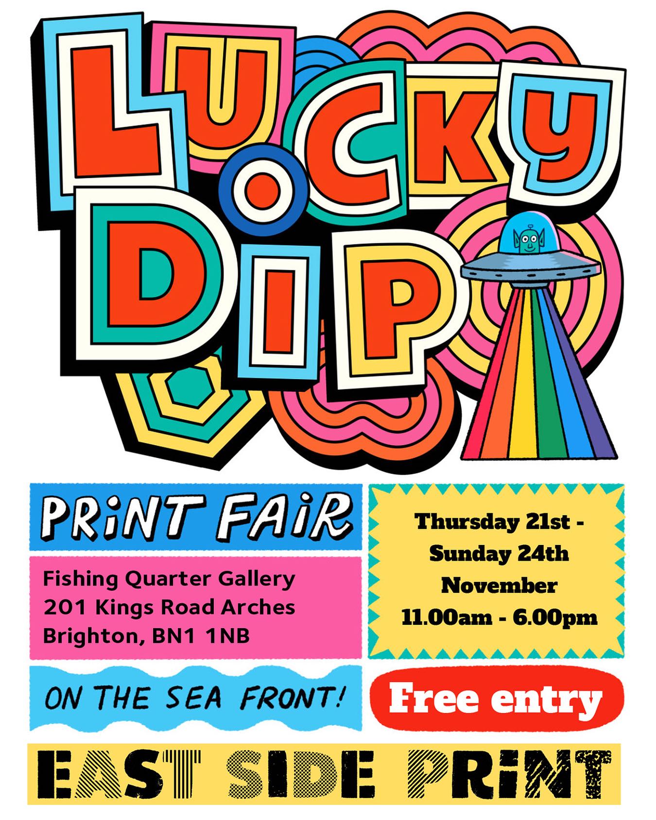 Not long now till our Lucky Dip Print Fair @fishingquartergallery !!!
A fantastic chance to stock up on Christmas cards and gifts, and see the work of our talented members and staff.
And yes, there will be a lucky dip too!
#luckydipprintfair #luckydip #screenprints #screenprinting #christmascards #christmasgifts #originalprints