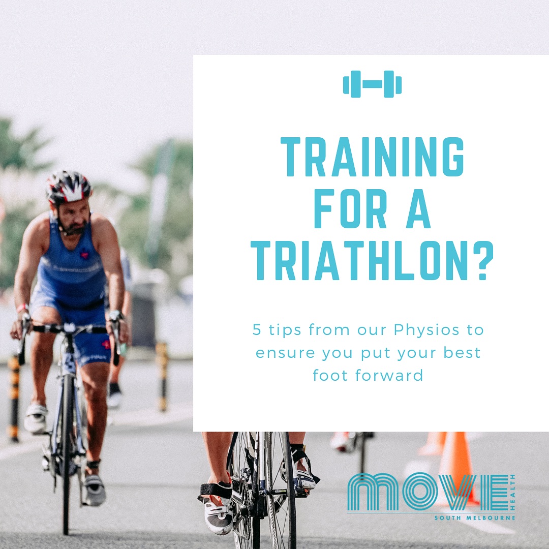 5 tips for Triathlon Success
Are you planning on completing a triathlon in the coming months?
These 5 simple tips may seem simple, however they will impact injury risk and performance.
If you are looking for a physio to guide you through your triathlon or navigate injury, reach out to Move Health Physiotherapy
#triathlon #southmebourne #southmelbournetriathlon #southmelbournephysio #physio
