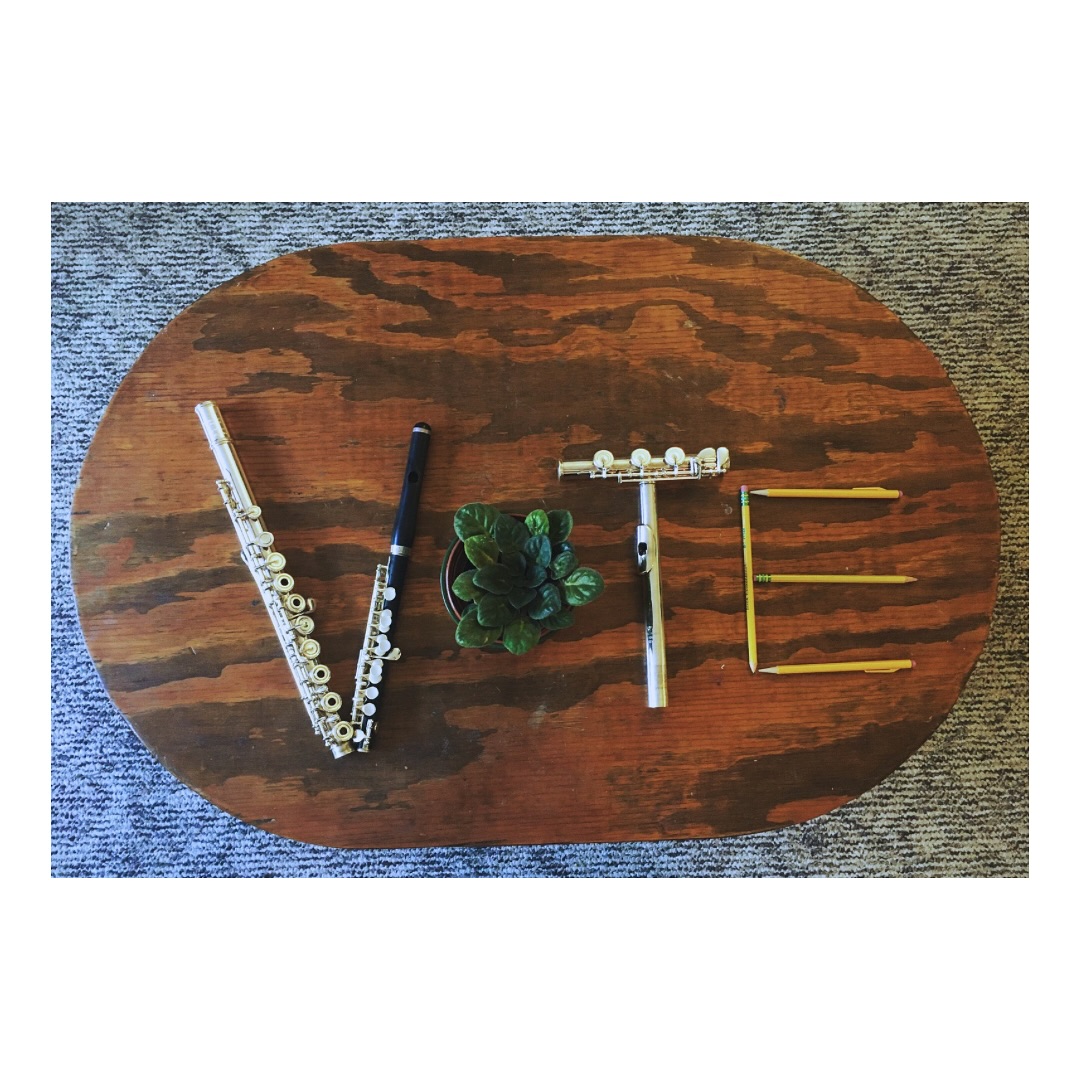 2020 throwback. Vote!!!!
#vote #election #flute