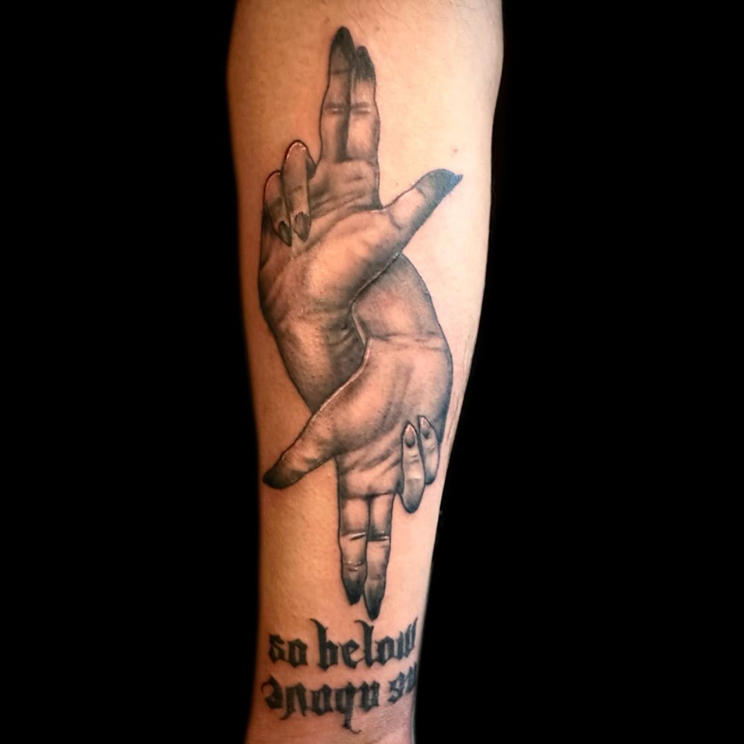 As above , So Below ….. done by @xavier.tattoos with @ttoobox cartridges