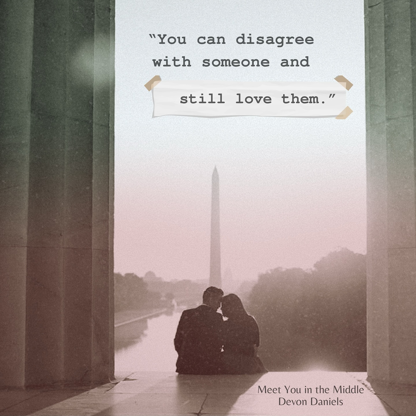 In recent weeks, I’ve gotten so many sweet messages from all of you that you’re re-reading Meet You in the Middle, and that it’s providing hope and comfort in a stressful time. I can’t tell you what a lovely compliment that is to hear. When I wrote the book in 2017, it was after what we *thought* would be the “most contentious election of our lifetimes” 🫠🧐 I certainly didn’t anticipate that the story’s message would resonate even more strongly today than it did then.
MYITM can feel like a tricky book to promote, but I’ve never had to worry about it because you guys do such an incredible job shouting about Ben & Kate from the rooftops. I so appreciate all of your kind and thoughtful notes, DMs, & emails, and I especially appreciate every one of you who continues to share this book even when it might feel risky to do so. ❤️💙🇺🇸