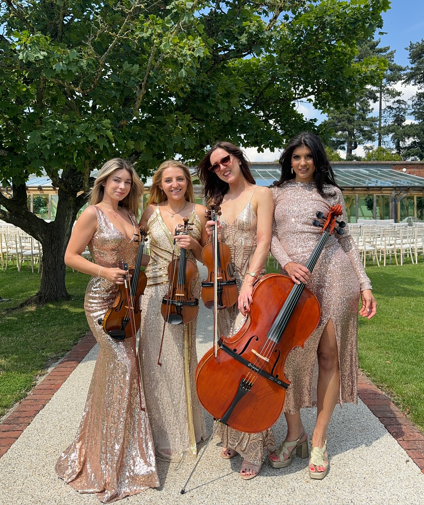The original founders of Azul Strings 💛
It’s been an amazing first year and we are set for what’s coming next!!! Expect big things 🔥🌍
📍Gaynes Park, Epping
#violinista #violinplayer #stringquartet #cellist #cellos #