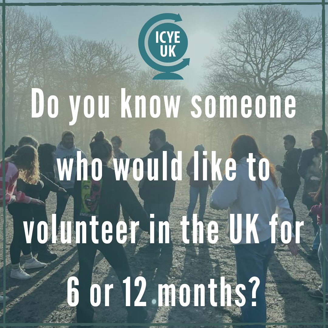 Do you have a friend or family member who you think would enjoy and benefit from the experience of volunteering in the UK for 6 or 12 months? 🇬🇧 Well let them know we have outdoor activity centres and social projects that still have spaces for February 2025 and would love to receive them!
If you know someone who might be interested, please tell them to contact their local ICYE office now to start the experience of a life time!
#Volunteering #Volunteer #ICYEUK #ICYE #Culture #CulturalExchange #InternationalVolunteering