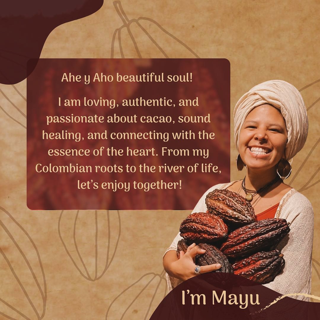 Here’s a glimpse into my story…✨🤎
•
A journey back to my roots, through my passions, and into the heart of what I share today. From Colombia to cacao, sound healing, sacred ceremonies, and beyond, each chapter has brought me closer to who I am. Let’s flow and grow together! ✨🫶
•
•
•
Love, Mayu 🤎
#cacao #ceremonialist #ixcacao #mayacosmology #soundhealing #medicinewoman #cacaodelavida #ixcacao #mayudelavida #cacaoceremony