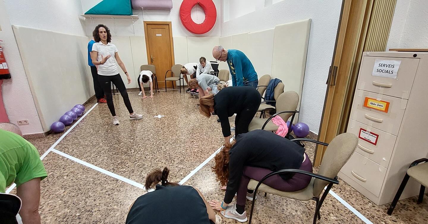 Con la colaboración de @bodhivita ponemos en marcha el programa de fisioterapia en grupo. Seguiremos luchando por fortalecer nuestro programa de fisioterapia, para nosotros no es una actividad más, es una necesidad.