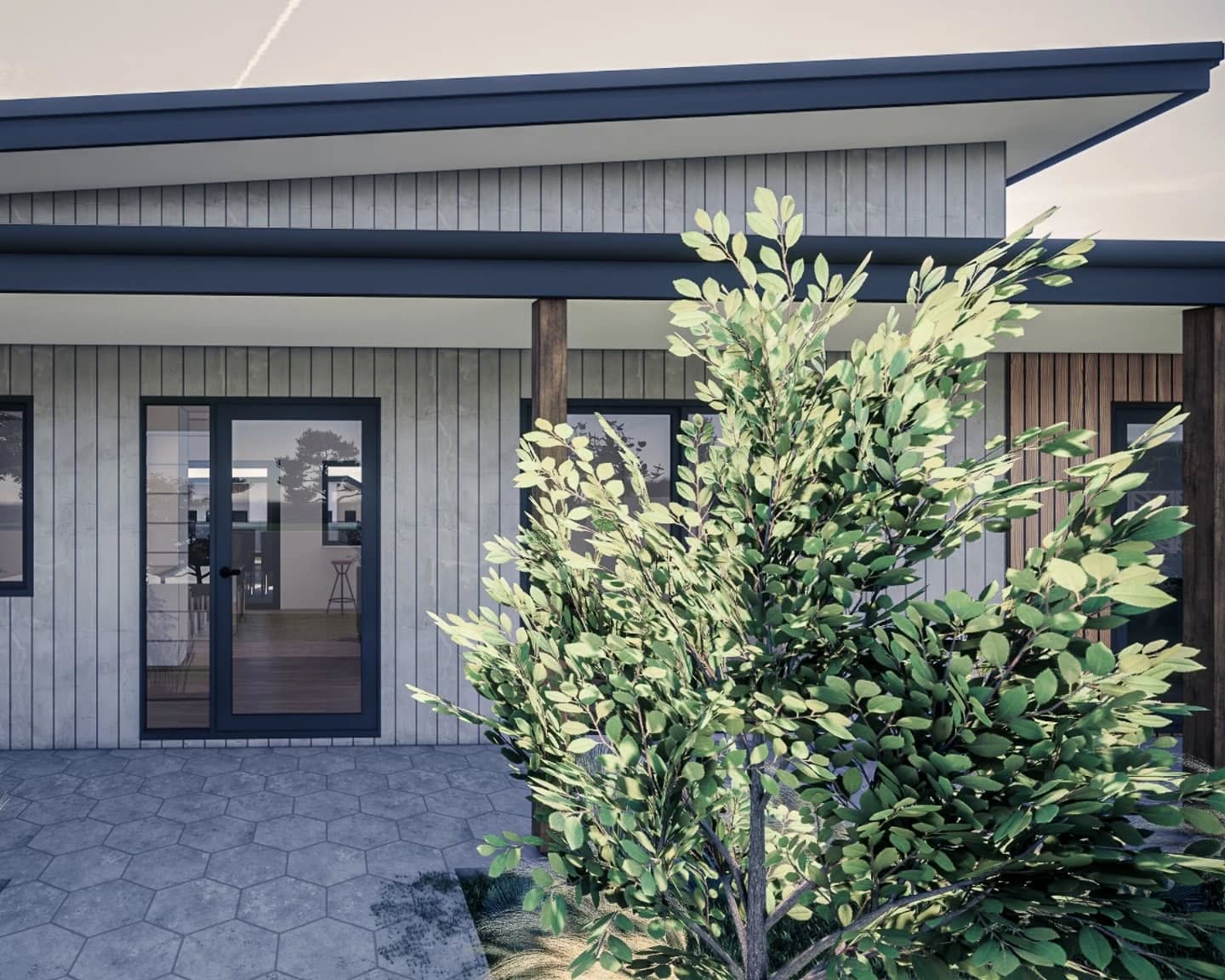 For those unsure on Colour Pallete, we can provide easy to interpret renders, taking out the stress.
Bold⚫️ or Coastal ⚪️