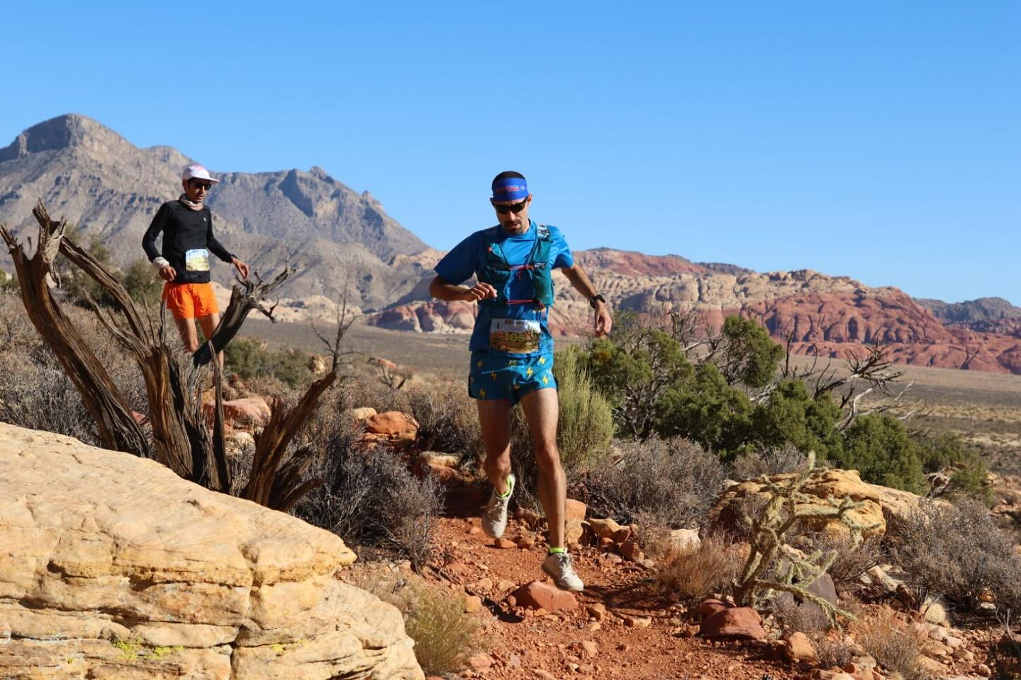 The 2024 Red Rock Canyon results are up! Photo - @kevlvphotography / 1st place male 50k - @geico89