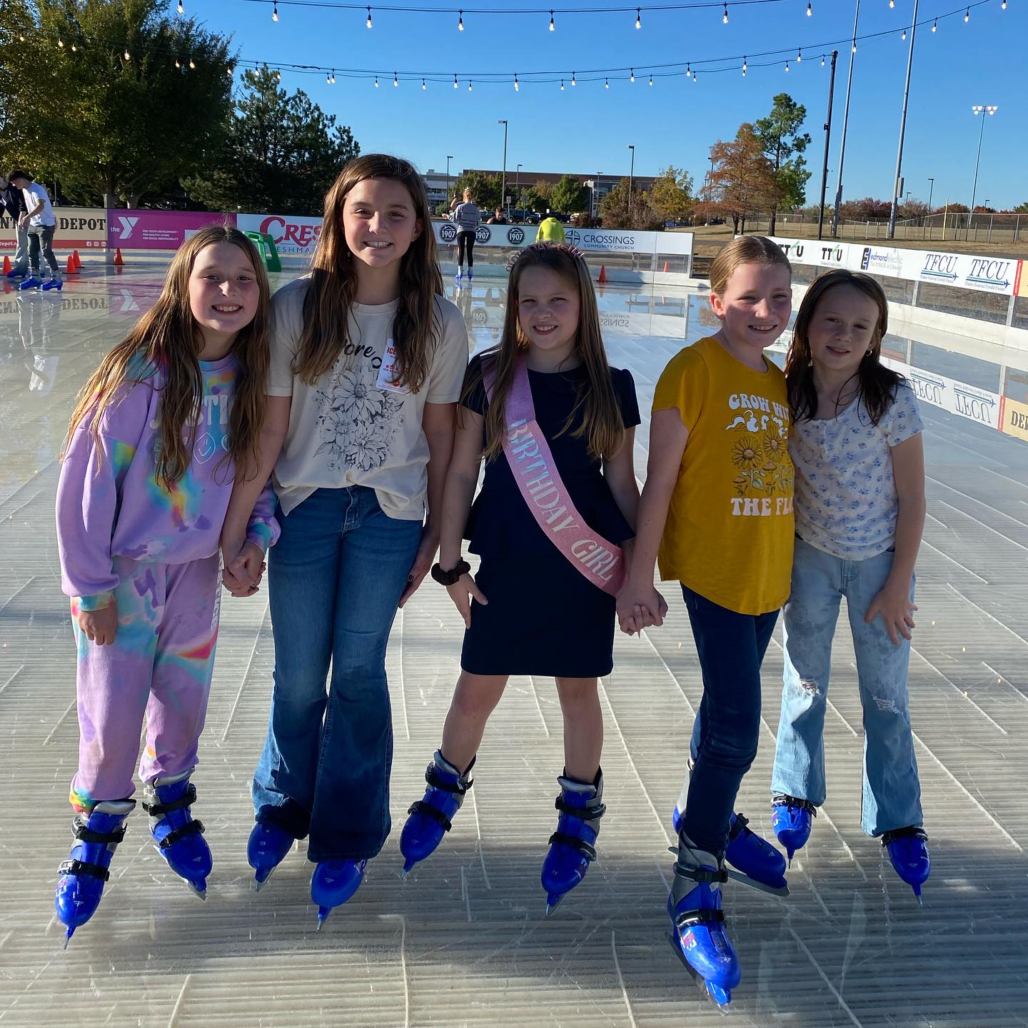 The Edmond Ice Rink is the perfect place to host your next celebration!! Plan ahead, space is filling up fast! Season runs now - Jan 20th, 2025. Group rates start at 10 skaters. Visit edmondicerink.com to book reservations!