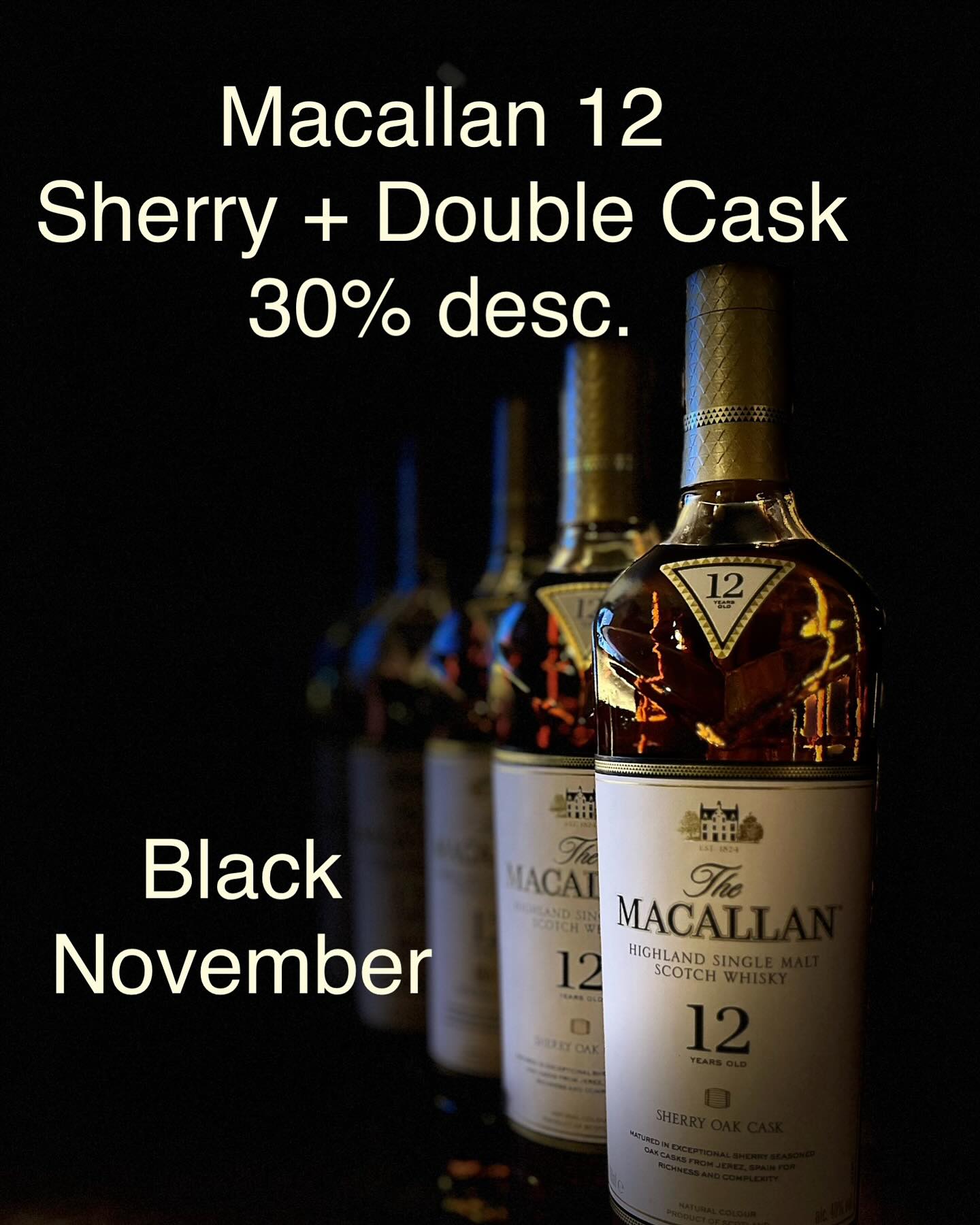 BLACK NOVEMBER CONTINUA NO WHISKY EM DOSE
TODAS AS RÉGUAS SEGUEM COM 20% “BLACK2024”
DOBRADINHA MACALLAN 12 C/ 30% OFF!!! ⚠️⚠️⚠️
Www.whiskyemdose.com.br