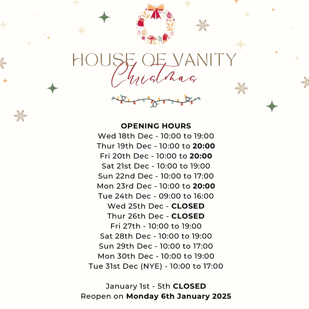 ๐Christmas opening hours ๐
The festive season is approaching which means our christmas slots are now open! Weโre so grateful for your continued trust and business, and weโre excited to share in the festive spirit with you. Our team is here to help make your holidays bright, so donโt hesitate to stop by for any last-minute needs! ๐
๐ผ