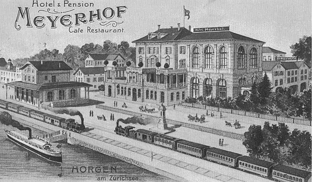 The History of the Meierhof building and its hotels over the years to get to where we are today 💭💭
We are extremely proud to be a part of this evolution and history.
The first ever form of a hotel in this location was opened in 1846.
After the first foundation stone was laid as a restaurant and hotel in 1846, the Meierhof was used for a different purpose around 30 years later.
In September 1875, the terrain of the new Zurich-Näfels railroad line slipped into the lake and in this emergency situation, the Hotel Meierhof became the station of the Nordostbahn for 12 years.
After the years as a railroad station, the “Neue Meierhof AG” took over the building from the cooperative in order to convert it into an even larger and more beautiful hotel. From then on, large events could also be held at the Hotel Meierhof - including the breakthrough of the Zimmerberg Tunnel of the Gotthard Railway from Horgen-Oberdorf to Sihlbrugg on March 19, 1896.
Until the beginning of the 1960s, it appeared as “Taverne Meierhof”, “Gasthof Meierhof”, “Hotel Meyerhof” and finally “Hotel-und Restaurationsbetrieb zum Meierhof”
In 1962, the old Meierhof falls victim to the pickaxe and a new lakeside hotel is built. Being the first hotel in Zurich with an indoor pool, and also the largest hotel in Switzerland by the end of 1965.
In the decades that followed, the Seehotel Meierhof was successfully managed with different concepts until 2001, when parts of the hotel were renovated under the label of the international hotel chain “Golden Tulip”.
The Hotel Meierhof is taken over by the hotel management company RIMC International Hotel & Resorts GmbH in 2008 and completely renovated in 2010. The result is a 4**** business hotel with 108 compact hotel rooms and 3 seminar rooms for up to 95 people. The indoor swimming pool is taken away, and a beautiful lounge is built in the 5th floor.
Fast forward to 2020, at the next complete renovation and ownership, leading to The Yarn today. Our story is to follow in a new post 😉