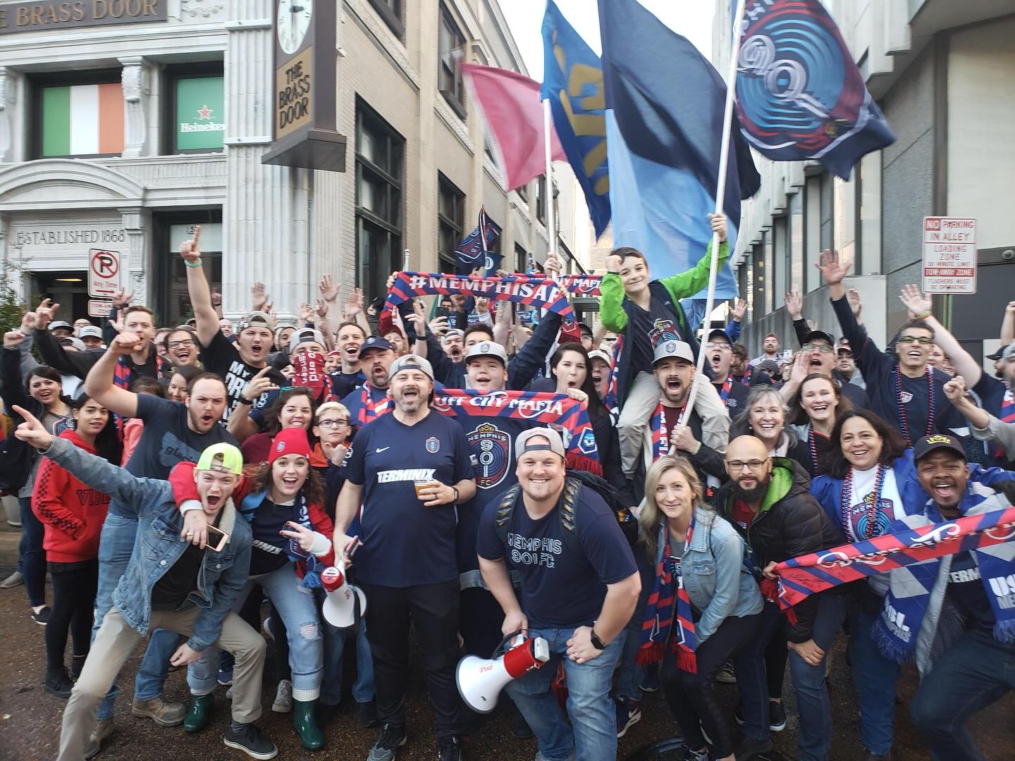 One of the silver linings about having to start new pages back up is rehashing old memories of the pod.
But we wish this was under better circumstances.
We say goodbye (for now) to our homies from the NORF NORF, @memphis901fc.
This was from the actual first game for #901FC and one where we managed to play a big role in the crowd (videos to come). This trip here is a core memory in our days when we were first getting started.
We don't always know why things go the way they do and why so many teams fall to the wayside- we lost THREE USL teams in the last 24 hrs. Madness. More has to be done to keep the system strong in all divisions and not just up top. We need teams like Memphis, like Central Valley, like North Colorado.
All the pieces matter.
To our @bluffcitymafia901 fam and the Kings of Neon, IT AINT OVER. BET IT. 🥃🫡