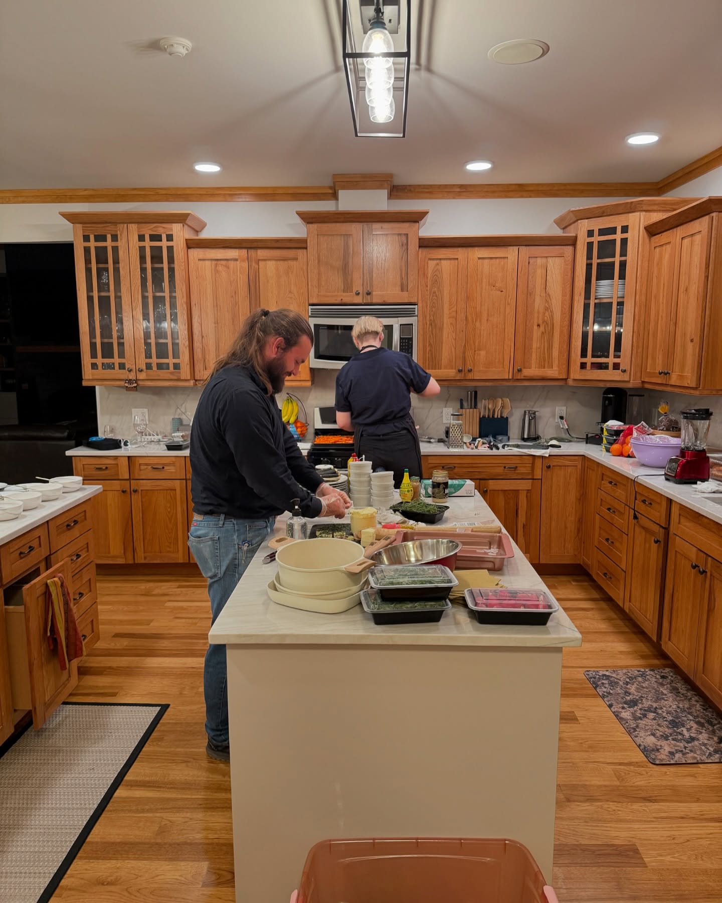 I’m so grateful for this team and the culinary creations we get to serve our community. ♥️ #privatechef