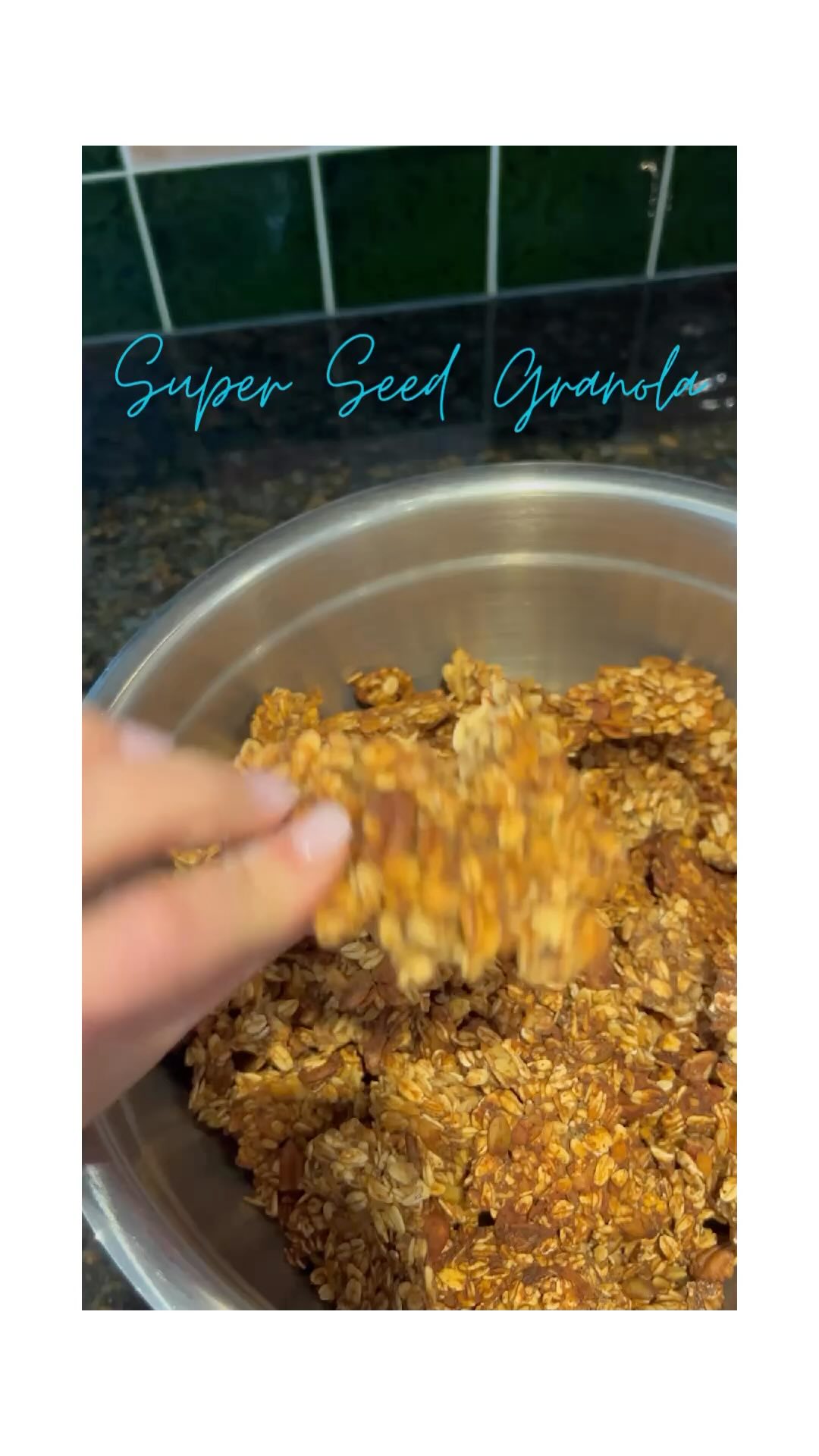 This super seed granola is packed with fibre, vitamins and delicious warm spices, it just screams thanksgiving and christmas. It makes a huge batch and keeps really well, perfect for holiday visitors. Let me know if you give it a try!
Super Seed Granola
5 cups rolled oats
1/2 cup date powder
1 cup almonds, chopped
1/2 cup Pecans
1/4 cup pumpkin seeds
1/2 cup sunflower seeds (optional)
1/4 cup chia seeds
2 Tbsp ground flax seeds
2 tsp cinnamon
1 tsp mixed spices (optional - I used nutmeg, star anise, cloves, ginger and cardamom)
A pinch of salt
2 Tbsp honey or maple syrup
1/4 cup cocoa butter or coconut oil
2 tsp vanilla extract
1 cup unsweetened applesauce
Preheat your oven to 300°F (160°C).In a large bowl, mix oats, almonds, pumpkin seeds, sunflower seeds, chia seeds, date powder, spices and flax seeds. In a saucepan, warm honey or maple syrup, cocoa butter, vanilla extract, applesauce, and a pinch of salt until well combined. Pour the liquid mixture over the dry ingredients and stir until everything is evenly coated. Spread the mixture on a baking sheet and bake for 45-60 minutes, or until golden brown, you can stir it around at the half way mark if the edges are looking too brown. Allow the granola to cool, then add dried cranberries or your favorite dried fruit. Store in an airtight container and enjoy with yogurt, milk, or as a snack!
#SuperSeedGranola #HealthyEats #DIYBreakfast #holidaybreakfast #granola #HealthyBreakfast #FallFlavors #FoodieLove #NutritionGoals #thebestgranola #sugarfreegranola #fibre #healthylifestyle #lifestylemedicine #wellbeing #doctor #gp #lifestylemovement #health #recipes #easybreakfast #easyrecipes #refinedsugarfree #fyp #trendingrecipes #your_lifestyle_doctors