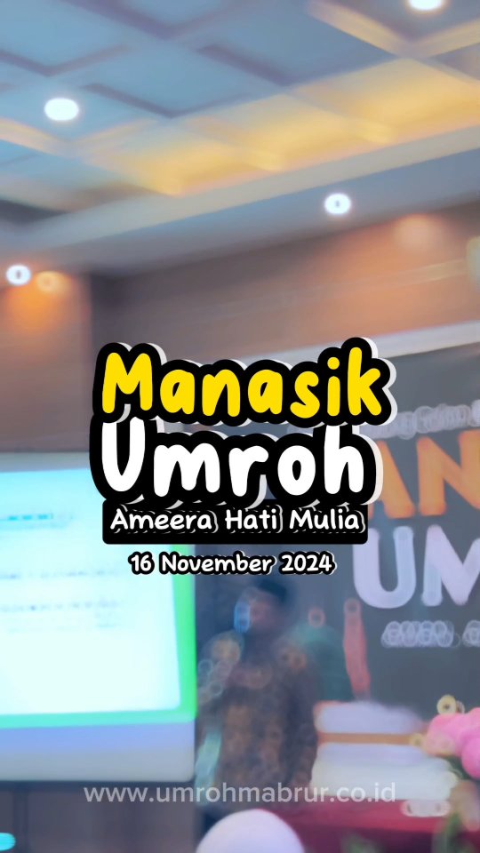 Manasik Umroh Jamaah Ameera Hati Mulia 16 November 2024
PT. Ameera Hati Mulia merupakan Biro Perjalanan Haji & Umroh yang telah dipercaya selama lebih dari 10 tahun. Dengan izin SK Kemenag No.U.432 Tahun 2021 yang telah melayani ribuan jamaah Haji dan Umroh setiap tahunnya untuk melakukan Ibadah Haji & Umroh ke Tanah Suci.
Semoga Alloh memudahkan kita untuk dapat menunaikan Ibadah Haji & Umroh. Aamiiin
Hubungi Umroh Mabrur by Ameera
𝟬𝟴𝟱𝟵-𝟯𝟱𝟬𝟬𝟬-𝟳𝟬𝟬
#umrohmabrur #umroh #umrohmurah #umrohhemat #umrohpromo #haji #hajikhusus #hajifuroda #makkah #madinah #jeddah #umrohbackpacker #umrohplus #hajiindonesia #umrohindonesia #semuabisaumroh #umrohramadhan