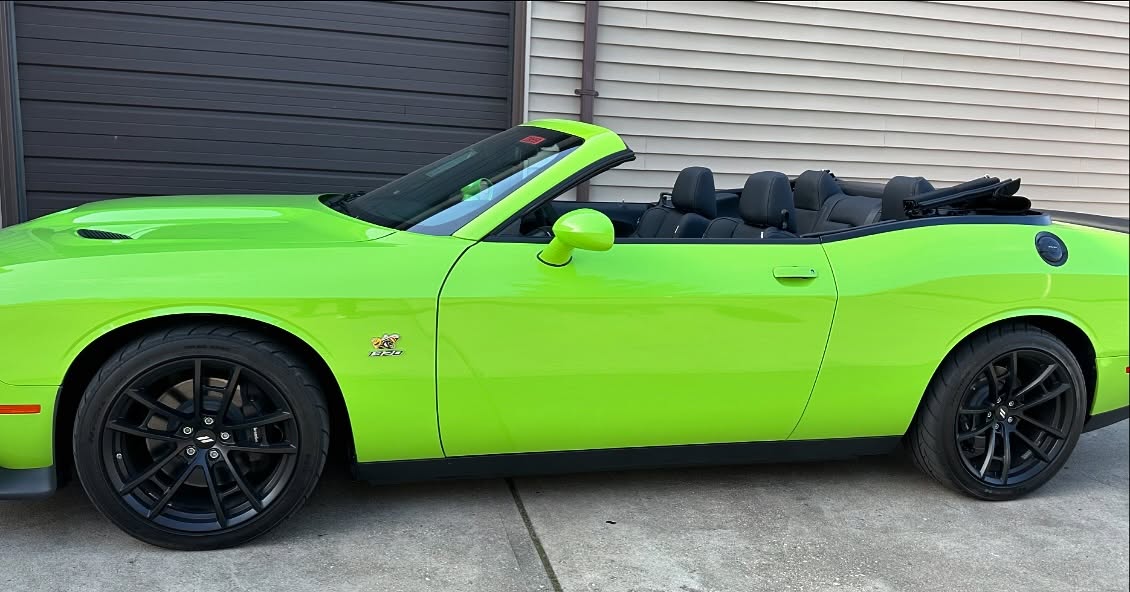 All this custom drop top Challenger Scat was missing was a classy, leather interior. Problem solved.