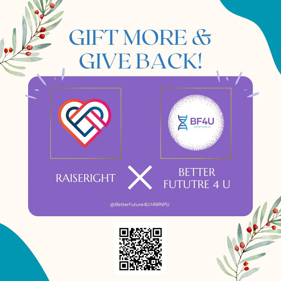 💜 Make spirits bright with RaiseRight!
Earn on all your holiday shopping and gifting when you buy gift cards and shop online through Better Future 4 U’s RaiseRight program!
The money you’re already planning to spend on things like gifts, wrapping paper, stocking stuffers, groceries, travel, and more, can help you contribute toward HNRNPU research and treatment development. It adds up fast!
Here’s how to earn:
• Buy gift cards from RaiseRight and use them to pay for all your holiday expenses. Every gift card purchase from RaiseRight earns up to 20% back!
• Shop online through RaiseRight—log in to your RaiseRight account, click through to shop directly on a brand’s website, and earn upon completing a purchase.
Plus, you can earn extra by combining earnings! Shop online through RaiseRight, then buy a gift card to use as payment for your online purchase. You’ll earn both ways at once!
Haven’t joined our RaiseRight program yet? Check out our link in bio or click here to sign up: https://www.raiseright.com/enroll/DPYJE9DH2TAP
.
.
.
#GiveBack #BF4U #RaiseRight #SupportResearch #RareResearch #HNRNPU #BetterFuture4U