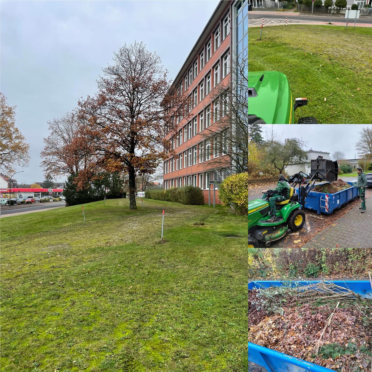 Der letzte Rasenschnitt und Laubaufnahme für dieses Jahr!
Bevor sich unsere Grünflächen in die wohlverdiente Winterpause verabschieden, waren wir noch einmal fleißig am Werk. Der letzte Rasenschnitt ist erledigt, und das herabgefallene Laub wurde aufgenommen – damit alles sauber und gepflegt bleibt, auch während der kalten Monate. 🍃✨
Mit den richtigen Maschinen und einem motivierten Team sorgen wir dafür, dass Ihre Grünflächen nicht nur im Sommer glänzen, sondern auch bestens auf den Winter vorbereitet sind. Denn gepflegte Flächen sehen nicht nur gut aus, sondern bieten auch eine wichtige Grundlage für gesundes Wachstum im Frühjahr! 💪🌱
#Gartenbau #Landschaftsbau #Grünflächenpflege #Wintervorbereitung #Laubaufnahme #Rasenschnitt #TeamGollo #Nachhaltigkeit #365tagefürsieimeinsatz
Die Gollo– Ihr Partner für alle Jahreszeiten! Lassen Sie uns Ihre Außenflächen pflegen – für ein gepflegtes und sicheres Umfeld zu jeder Zeit. 🌳✨