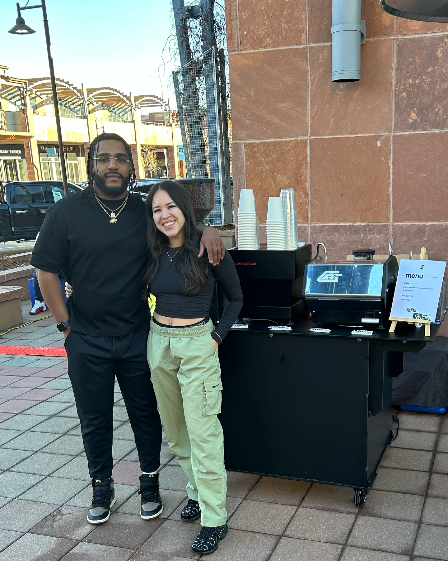 Nike said Just Do It, so WE DID IT! Huge thank you to @usnikefootball for having us out for the new @shedeursanders tee launch and shoe restock yesterday! Can’t wait to do it again ☕️🏈 A special thank you to our barista baddies!!
