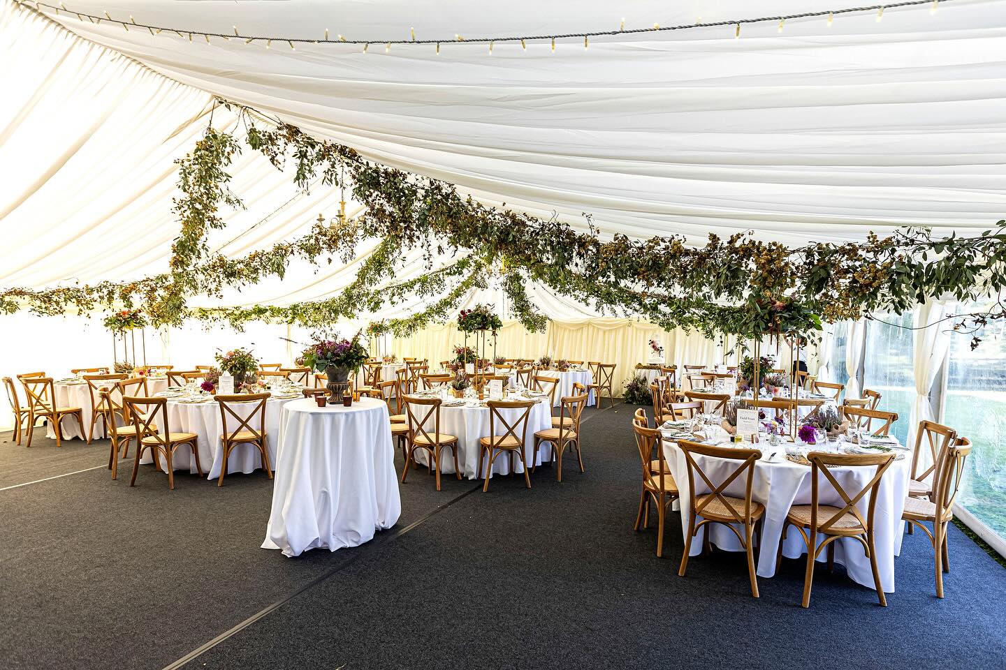 The most beautiful autumnal marquee wedding with a stunning seasonal menu and one of the best evening cheese tables we have ever created.
Congratulations Tansy and Peter on your perfect day!