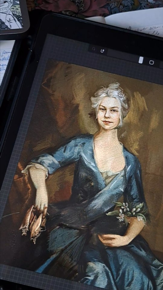 A new experimentation with @procreate - where i have fun exploring oil painting brushes and craquelure effects to make a period portrait of Phoebe Bridgers ✨️ who should I make a portrait of next?
@phoebebridgers #agraphicdesignerdidthat #digitalpainting #graphicdesignerforfilm