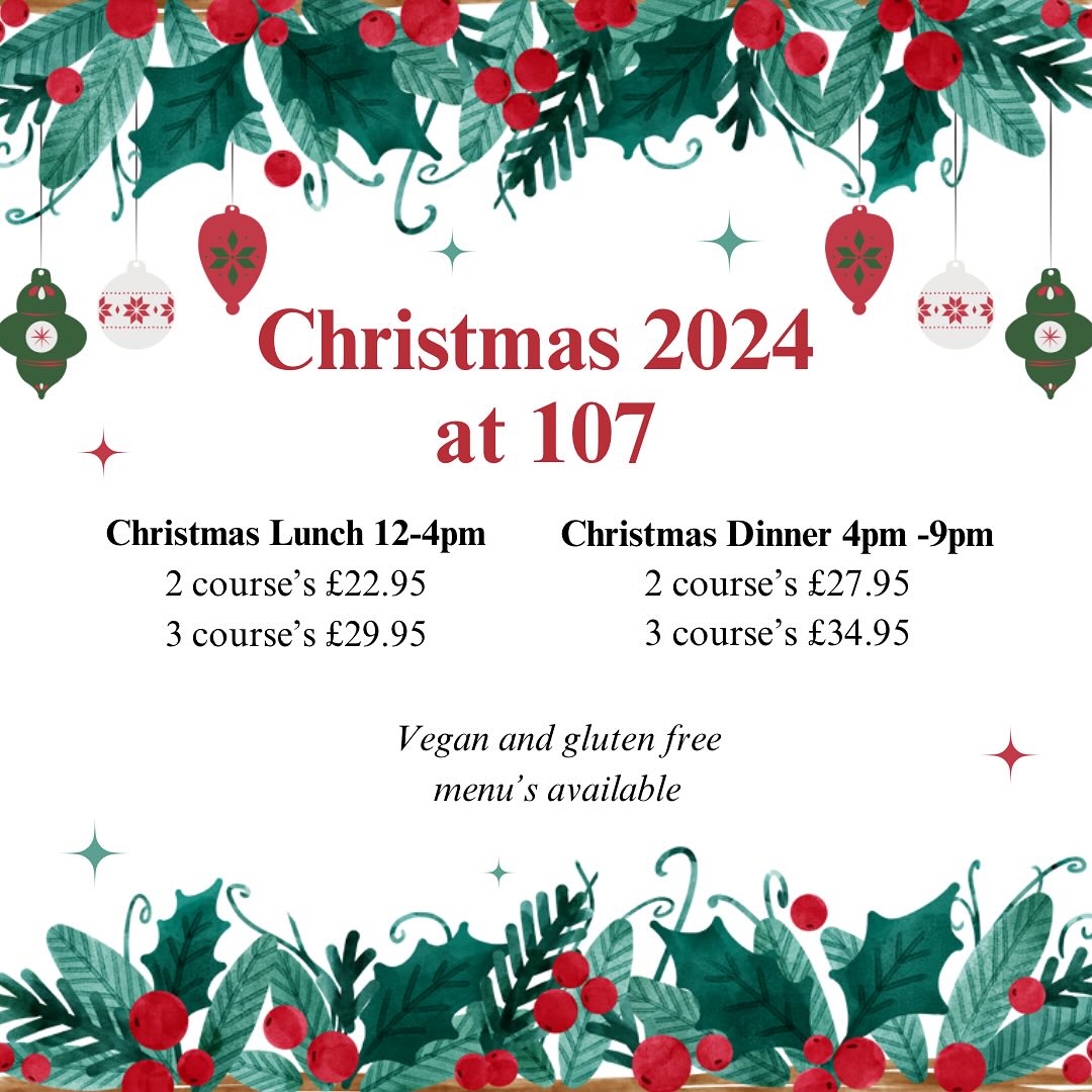 December is filling up! ❄️
Don’t forget the book your Christmas meal! Our Christmas set menu is perfect for a festive get-together or the big works party!