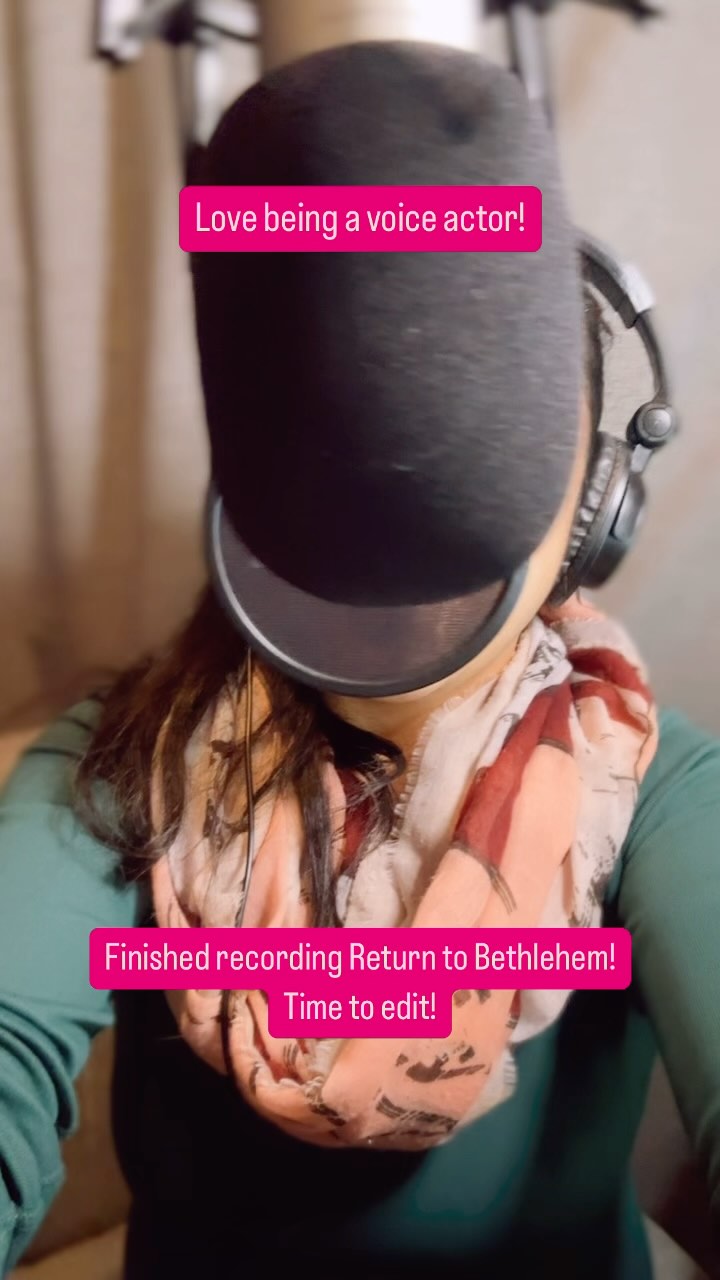 It’s amazing what can be accomplished when my schedule is all cleared and I can just focus on voice acting 😆
Book 2 of @authorlesleybarklay Bible Adventurers called Return to Bethlehem is all recorded and ready to edit!
My goal is to have it done by the end of the month. 🤞🏻🤞🏻🤞🏻