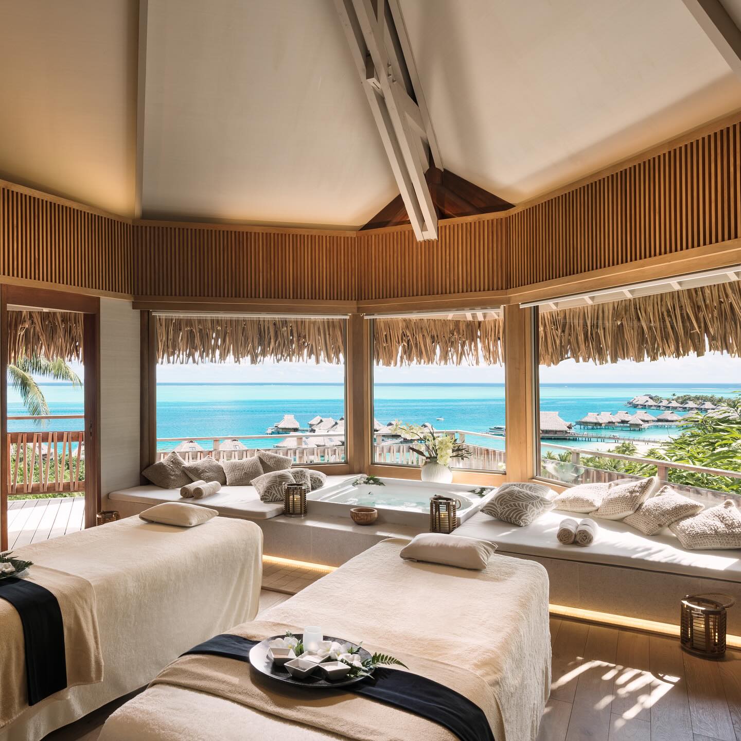 At the Top of Paradise: Hina Spa
Perched high above Bora Bora’s turquoise lagoon, the Hina Spa at @conradboraboranui offers an unforgettable escape. Inspired by the legendary Polynesian goddess of the moon, Hina, this sanctuary embodies beauty, serenity, and ultimate relaxation.
Every treatment and every detail celebrates the art of Polynesian wellness, enhanced by breathtaking views and soothing rituals. Here, relaxation reaches a whole new level.
Let the magic of Bora Bora transport you.
#HinaSpa #ConradBoraBora #LuxuryEscape #PolynesianWellness #ParadiseViews #borabora #luxurylifestyle #luxuryhotel #frenchpolynesia #wellness #spaborabora