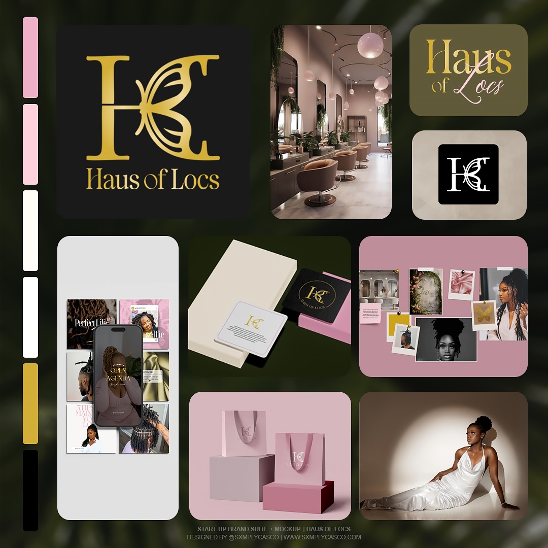 The final reveal of the Start-Up Brand Development for Haus of Locs 🎀 Ready to start your rebranding journey with me? Comment “REBRAND,” & I’ll send you all the details on how to get started. ✨
💻 Services Provided: Start-Up Brand Development—We developed a comprehensive brand identity for this project that reflects its commitment to quality and luxe aesthetics. From the primary logo to alternate logos, packaging mockups, and social media templates, we created a cohesive visual experience.
💡 Outcome: This transformation gives Haus of Locs a timeless and professional foundation for attracting their ideal clientele and elevating their presence in the beauty industry.
Head to our website to see the rest of our portfolio. www.sxmplycasco.com
Follow @sxmplycasco for more branding/business content like this
#creativedesign #dmvhairstylist #dmvgraphicdesigner
#creativedesignstudio #designstudio #marketingagency #branddevelopment #brandidentity #branddesigner #branddesign #socialmediamanager #brandingsuite #brandidentity #logosuite #packaging #packagingdesign #productlabel #lashbrow #locticians #browartist #branddevelopment